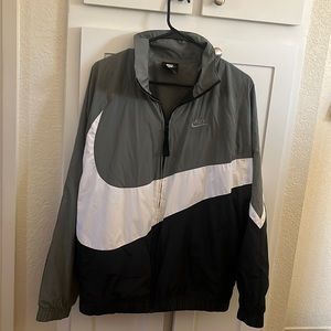 Nike Big Swoosh Woven Statement Jacket Size: S
